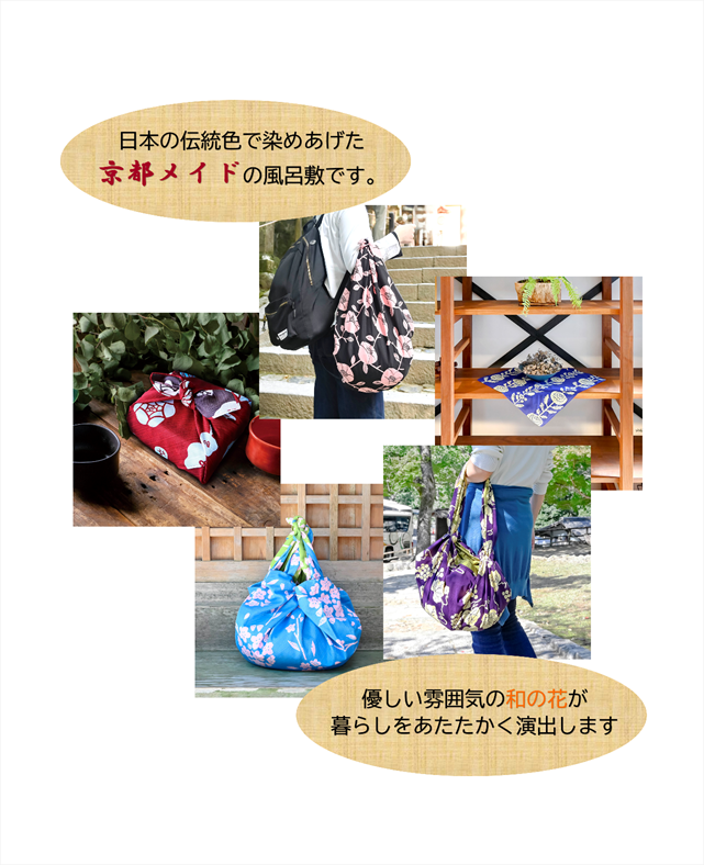 風呂敷　京の両面おもてなし